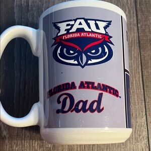 Florida Atlantic University Dad Mug in Blue and Red